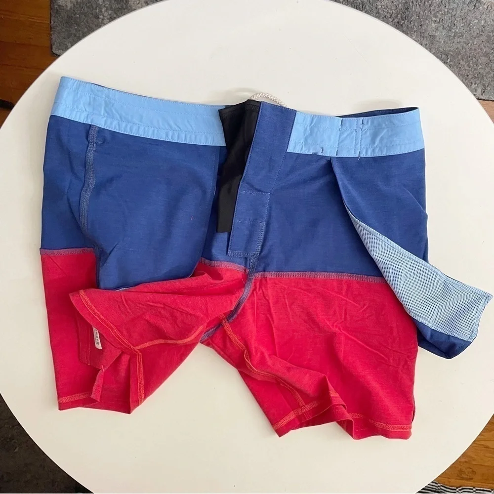 Fair Harbor Men’s Nautilus Boardshort OG Jupiter Size 34 New Unlined